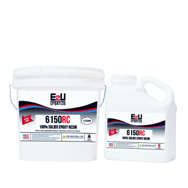 Epoxy 6150RC Rapid Cure – fast-curing base coat for One-Day Garage Systems and color flake flooring
