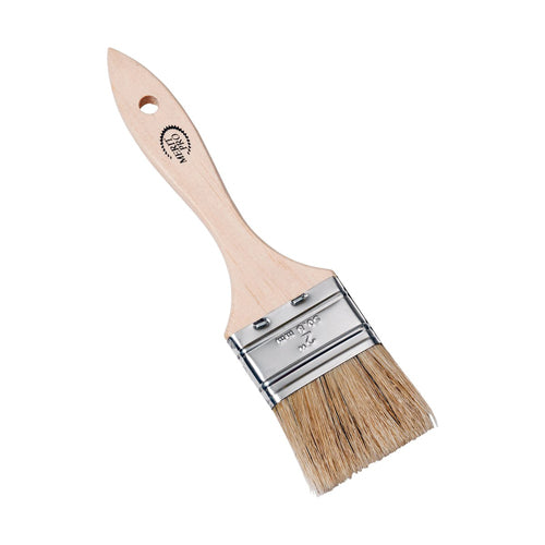 2-inch White Bristle Chip Brush – disposable tool for precise epoxy trimming