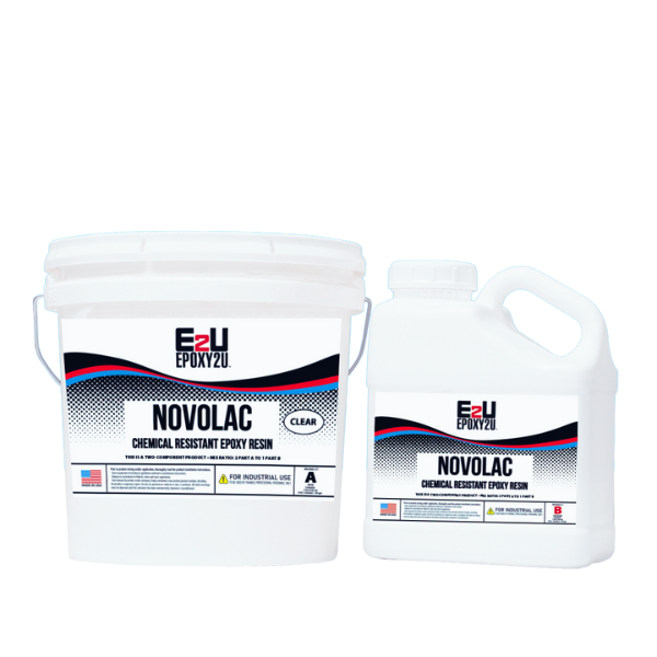 Novolac Chemical Resistant Epoxy – durable, industrial-grade top coat for chemical-resistant floors